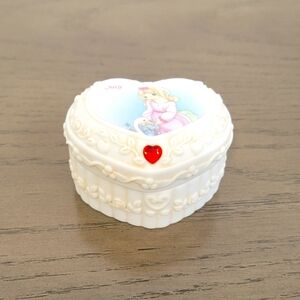 Precious Moments Birthstone Heart Box